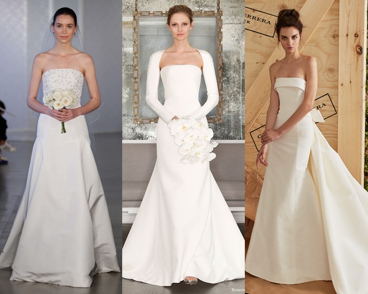Модные свадебные платья тенденции 2017: элегантность и минимализм