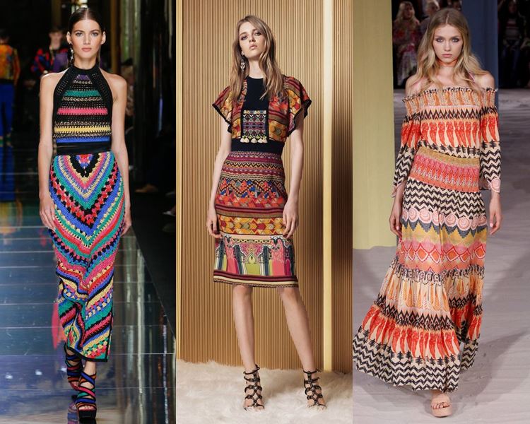 Модные платья весна-лето 2017: фольклорный стиль