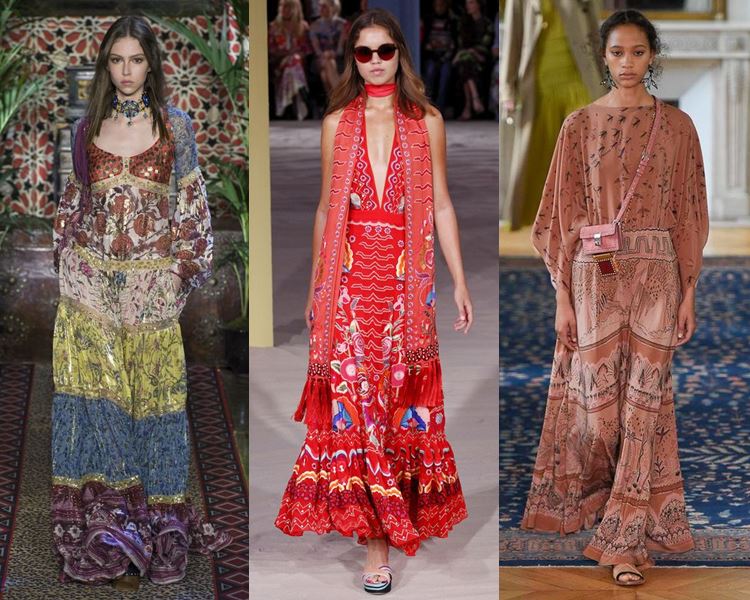 Модные платья весна-лето 2017: этнический стиль