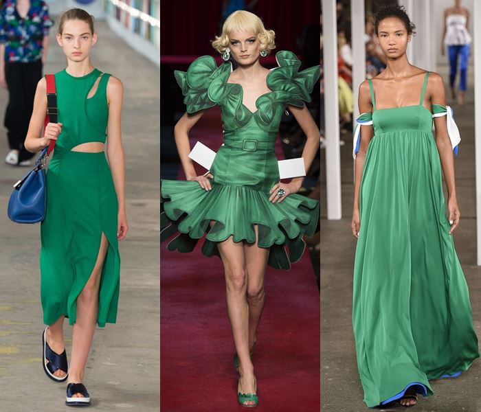 Модные цвета весна-лето 2017: яркий зелёный