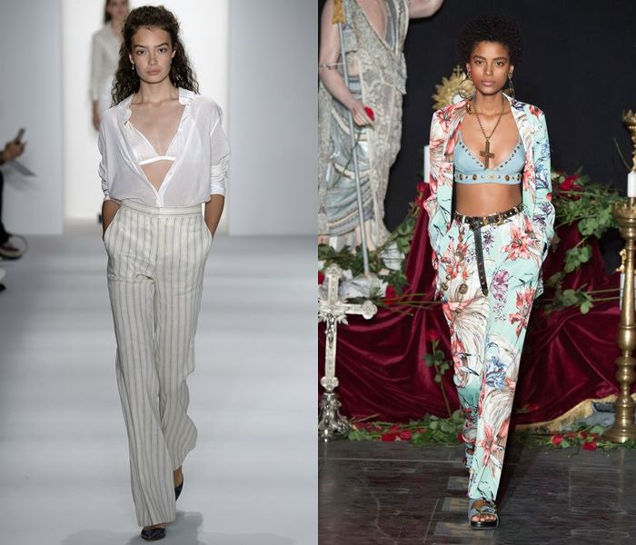 Тенденции моды весна-лето 2017: лифы с брюками