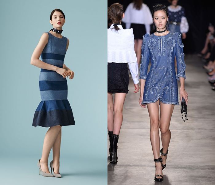 Тенденции моды весна-лето 2017: джинсовые платья