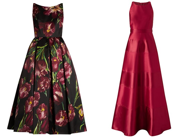 Модные вечерние платья 2017: ретро-стиль 50-х