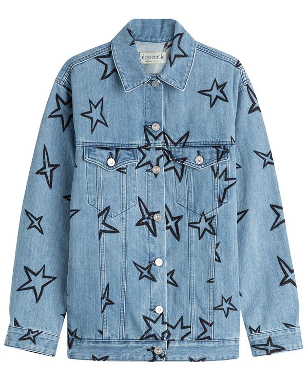 джинсовая куртка со звездами
