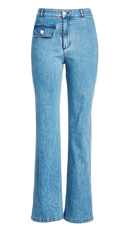 джинсы клеш классика