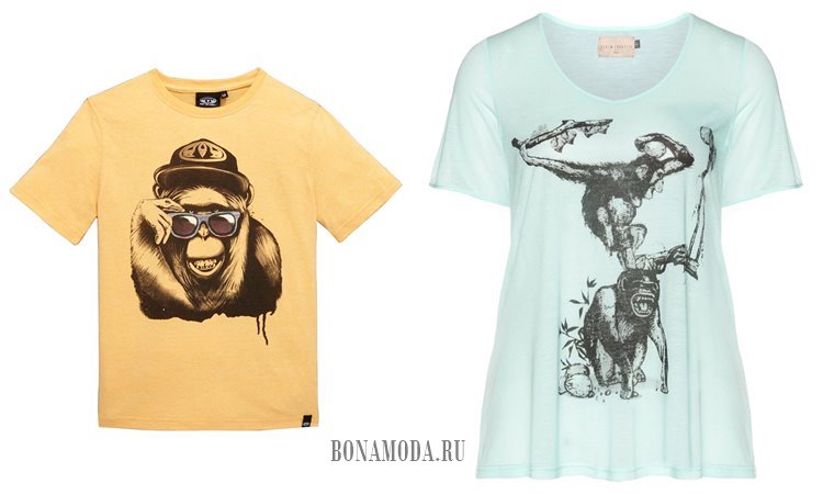 футболки с обезьяной
