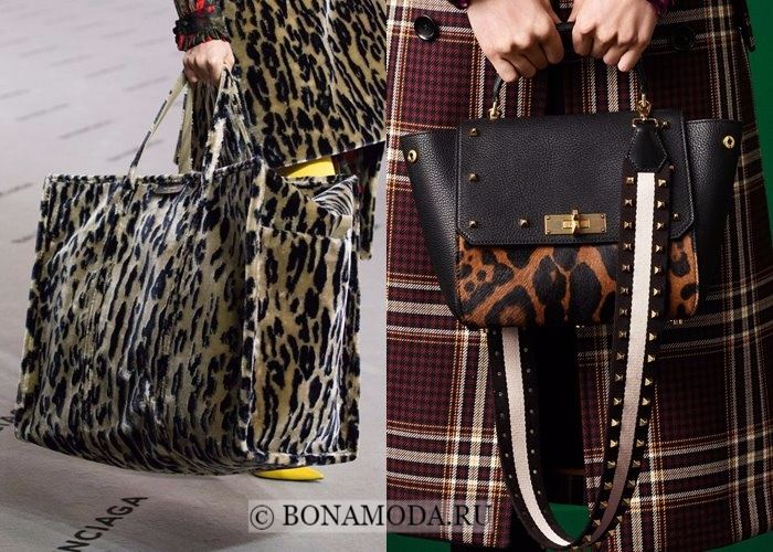 Модные женские сумки осень-зима 2017-2018: леопардовый принт