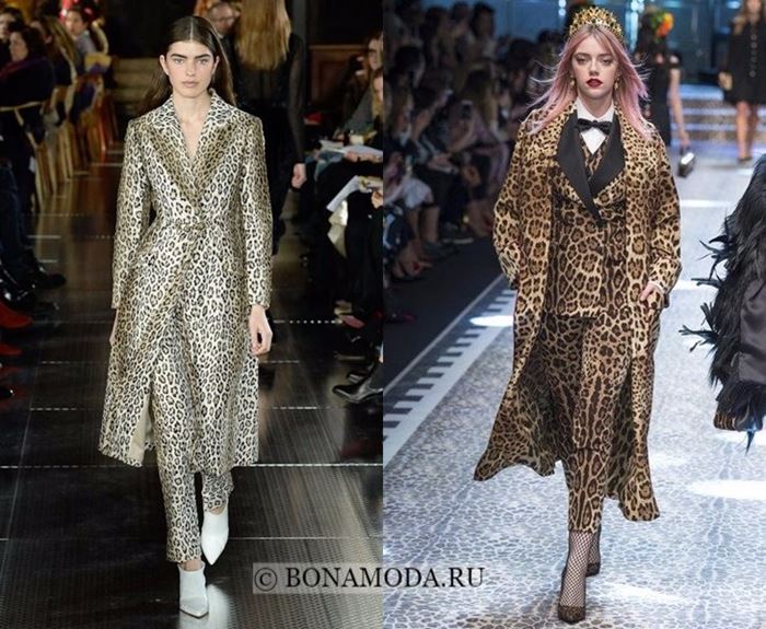 Тенденции моды осень-зима 2017-2018: леопардовый принт