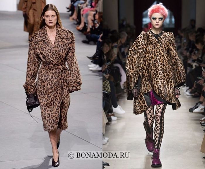 Тенденции моды осень-зима 2017-2018: леопардовые пальто