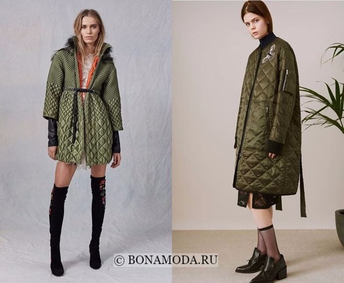 Тенденции моды осень-зима 2017-2018: стёганые пальто