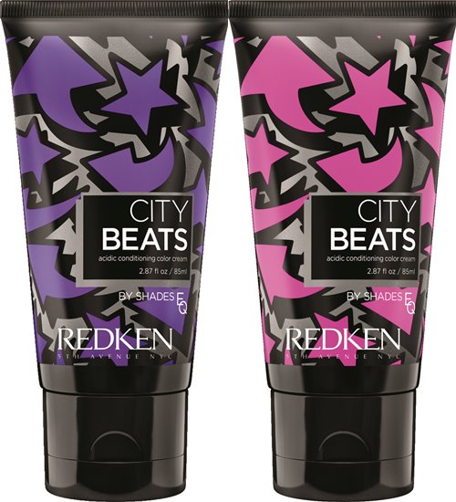 City Beats от Redken  - фиолетовая и розовая