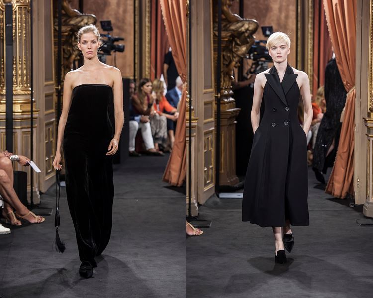 Коллекция Massimo Dutti осень-зима 2017-2018: черные платья 