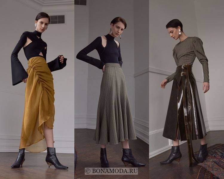 Модные юбки осень-зима 2017-2018: Beaufille – плиссе и драпировка