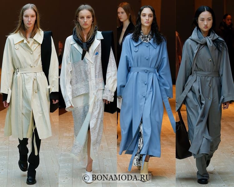 Модные женские плащи осень-зима 2017-2018: Celine легкие осенние