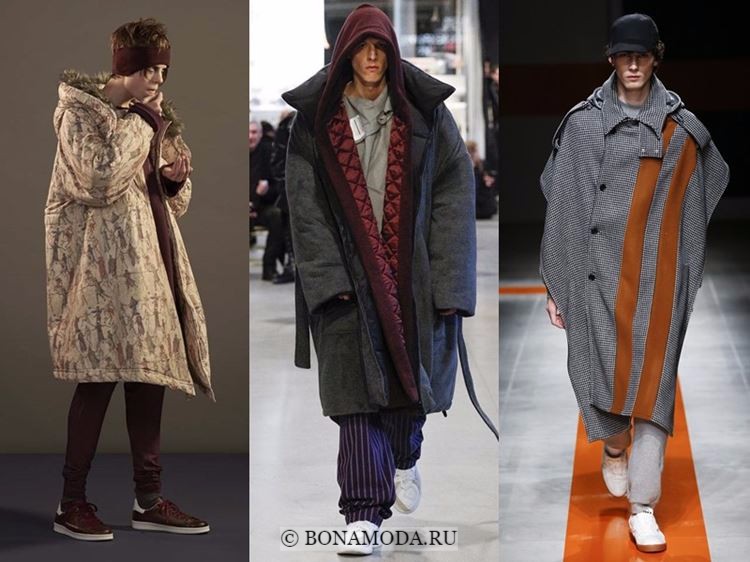 Мужская мода осень-зима 2017-2018: пальто оверсайз