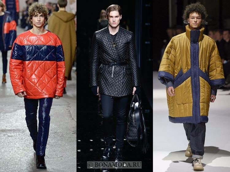 Мужская мода осень-зима 2017-2018: стеганые пальто и куртки