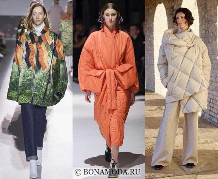 Верхняя одежда осень-зима 2017-2018: пальто стеганые одеяла