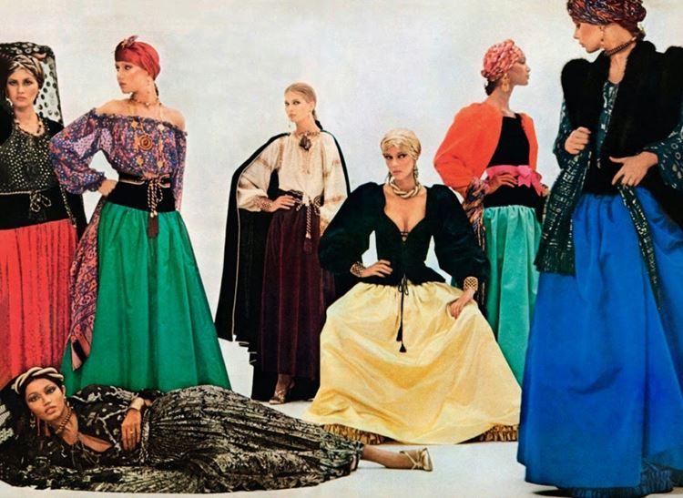 Коллекция Yves Saint Laurent "Ballet Russes" 1976 года 