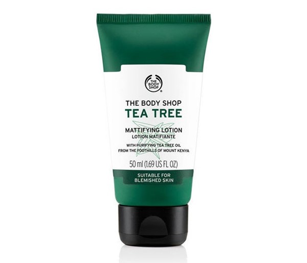 Кремы для жирной кожи: The Body Shop Tea Tree матирующий лосьон с экстрактом чайного дерева