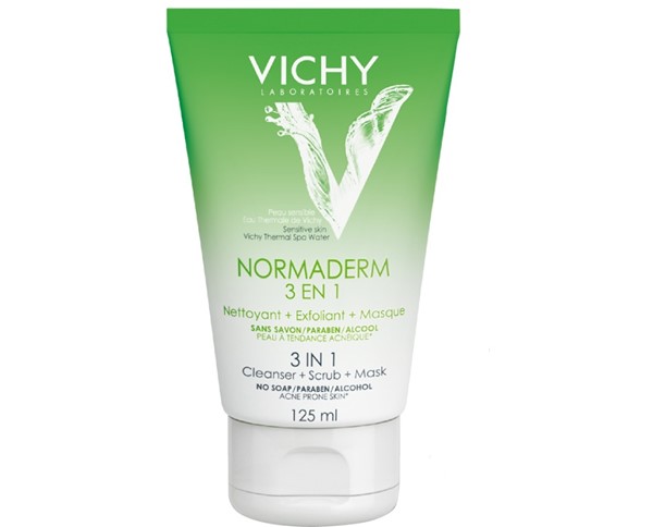 Маски для жирной проблемной кожи: Средство Vichy Normaderm для очищения проблемной кожи 