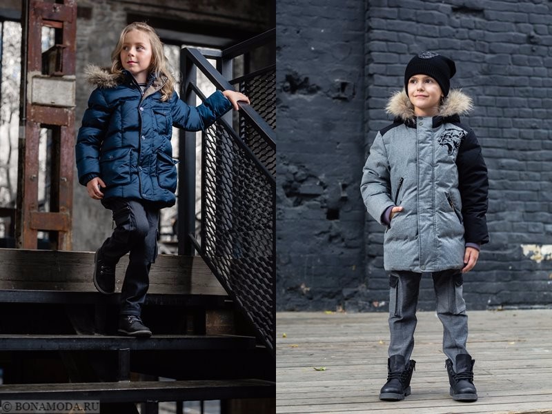Детская коллекция Choupette осень-зима 2017-2018 - куртки пуховики для мальчиков 