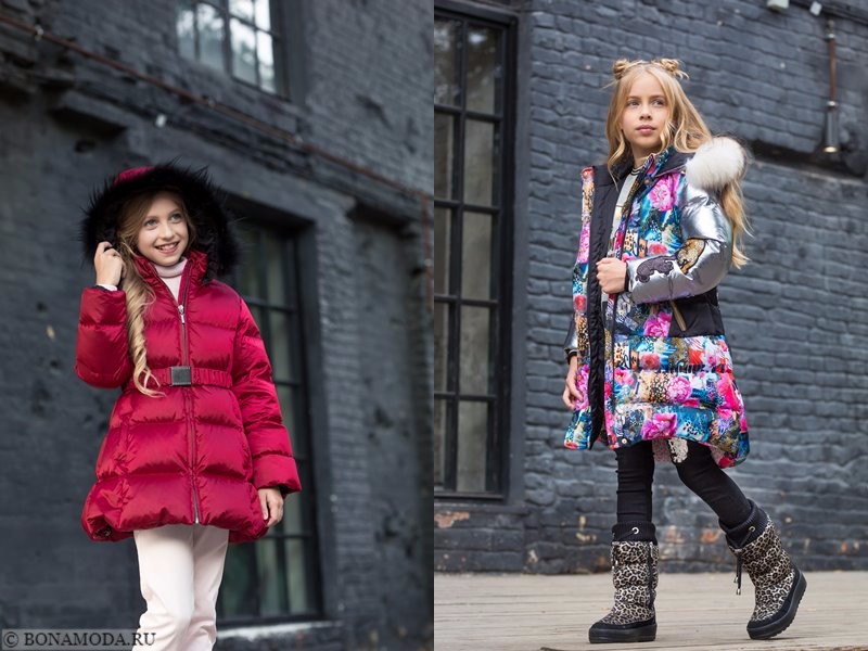 Детская коллекция Choupette осень-зима 2017-2018 - пальто пуховики для девочек