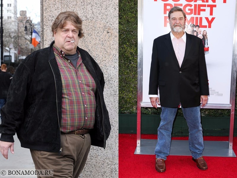 Истории похудения звёзд – фото до и после - Джон Гудман - похудел на 50 кг