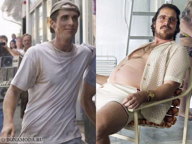 Истории похудения звёзд – фото до и после - Кристиан Бэйл - набор 30 кг