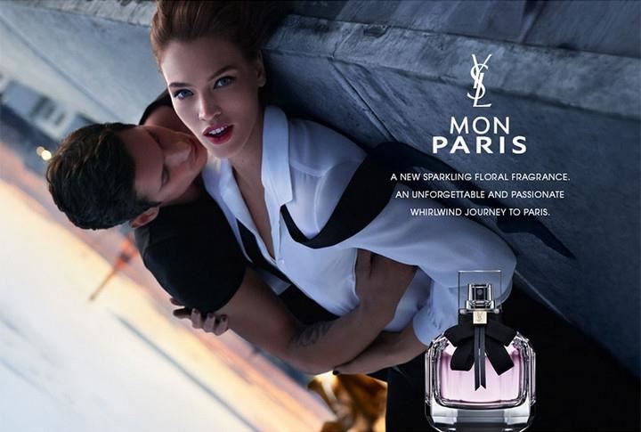 Реклама духов 2017: музыка и видео - Yves Saint Laurent Mon Paris с Кристой Кобер