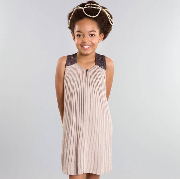 Детская мода для девочек весна-лето 2018 - плиссированные платья