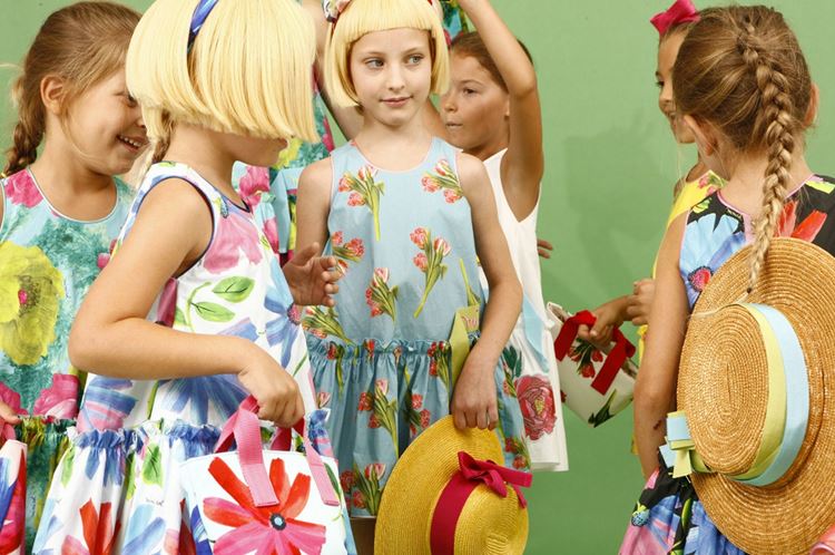 Детские платья для девочек 7-8 лет на лето-2018 - платья с цветочным принтом MiMiSol 
