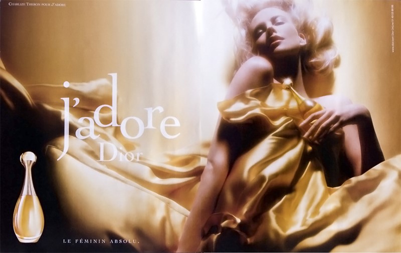 Реклама J’Adore Dior с Шарлиз Терон - 2004 год