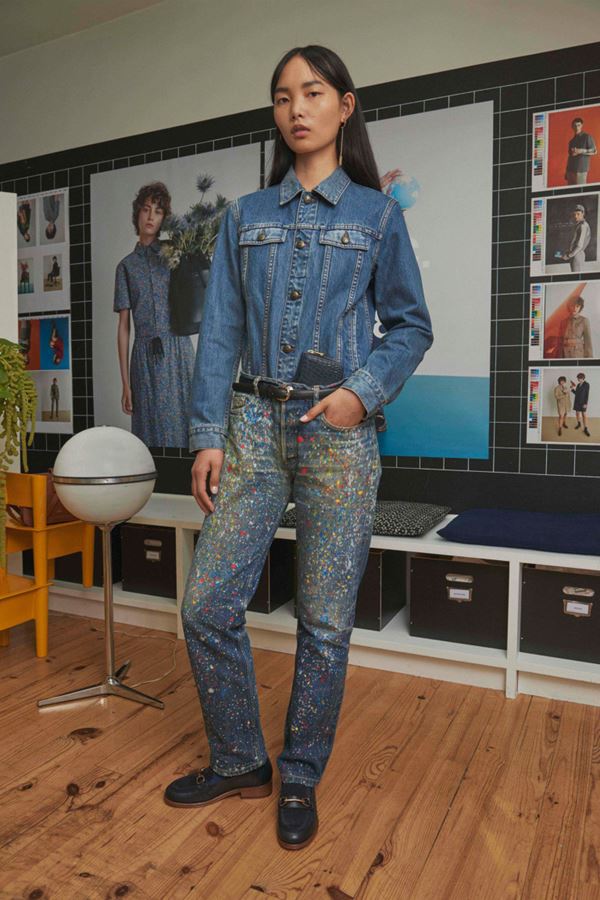Женские джинсы весна-лето 2018 - Модные молодёжные джинсы в краске