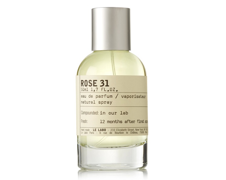 Духи с запахом розы: лучшие ароматы - Rose 31 (Le Labo): роза, ветивер, мускус