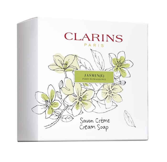 Коллекция косметики Clarins White Flowers 2018 - Кремовое мыло с ароматом жасмина Jasmin(e)