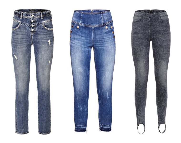 Женская коллекция Guess весна-лето 2018 - модные джинсы
