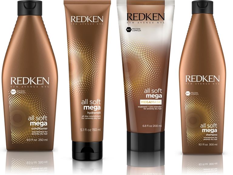 Redken All Soft Mega – увлажнение для очень сухих и жёстких волос 