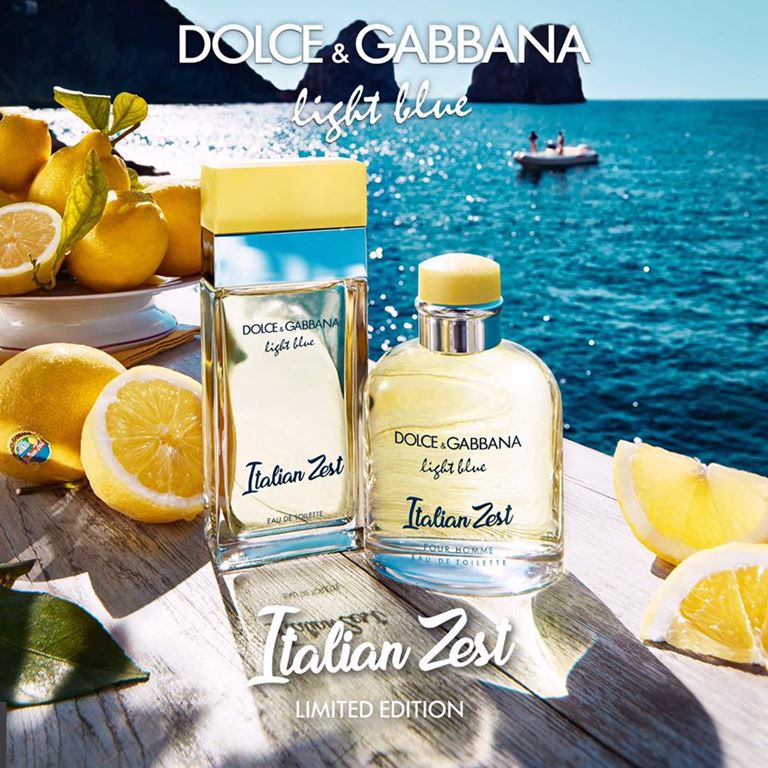 Light Blue Italian Zest – новые ароматы Dolce & Gabbana на лето 2018