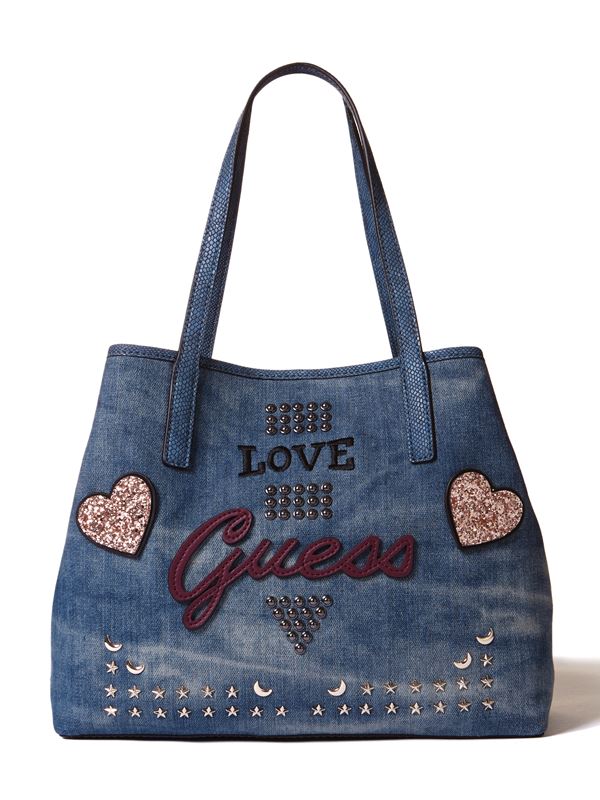 Новая сумка GUESS Vikky – джинсовая