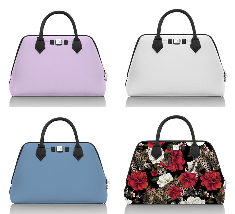 Save My Bag линия сумок Princess в коллекции Pre-Fall 2018 - сиреневая, серая, голубая и цветочная