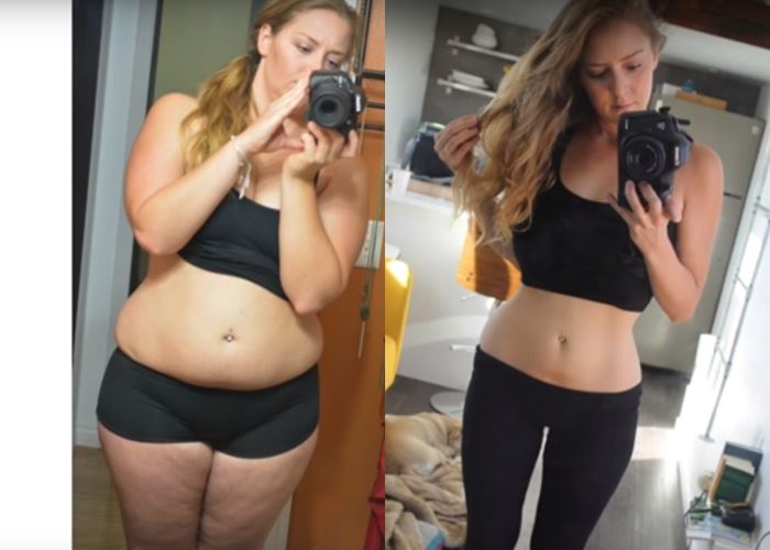 5 девушек, которые похудели на 30-100 кг - Ханна – похудела на 30 кг - фото до и после