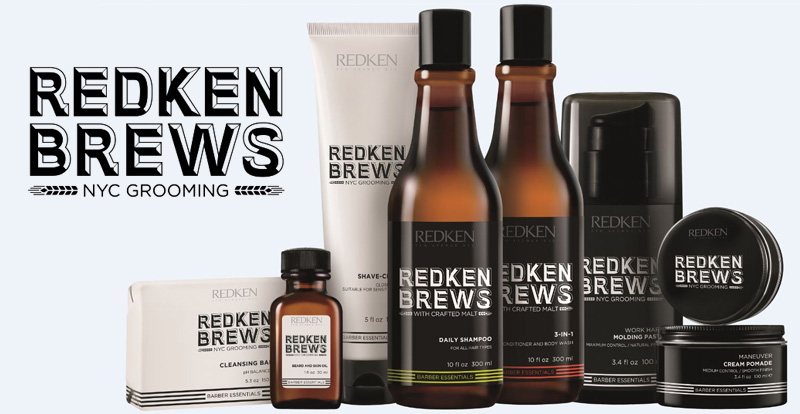 Redken Brews – новый бренд для мужчин по уходу за волосами