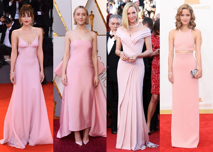 Пастельно-розовые вечерние платья: 15 звёздных нарядов - фото 
