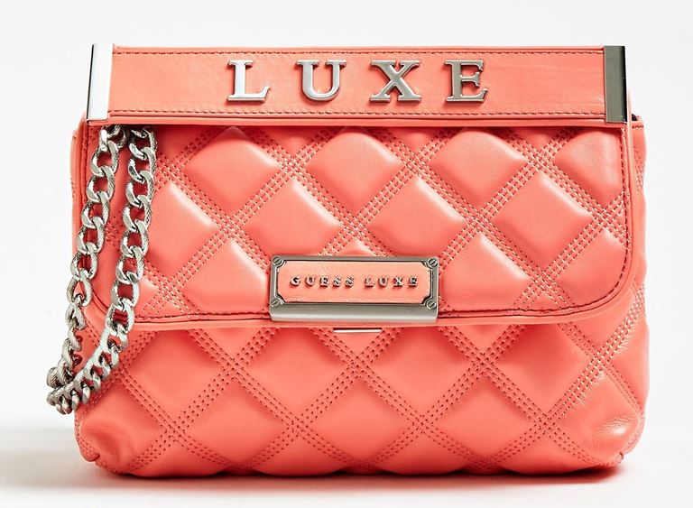 Стёганая сумка Cherie Guess Luxe – яркая новинка 2019 из телячьей кожи - фото 4