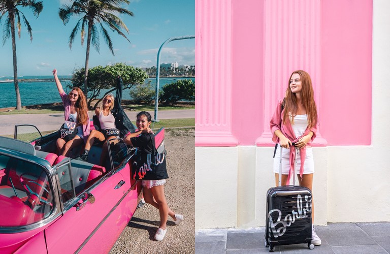Коллекция аксессуаров Barbie x American Tourister 2019 - фото 1