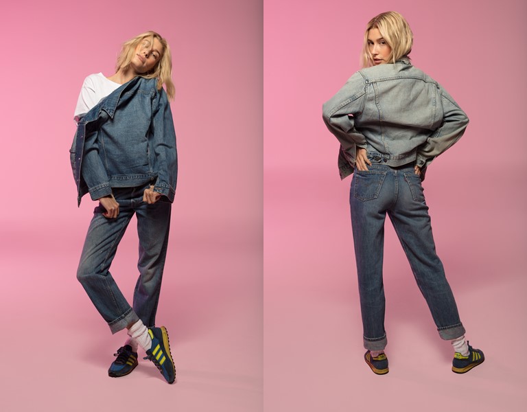 Хейли Бибер в культовых джинсах в рекламной кампании Levi’s® 501® - фото 4