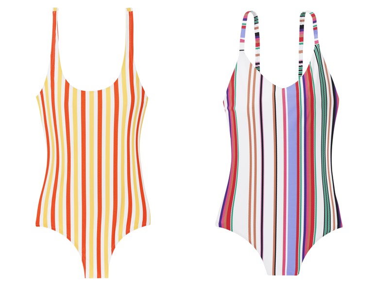 Купальники в полоску в стиле 70-х от французского бренда Etam на лето-2019 - фото 4