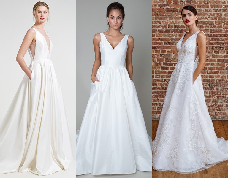 Новые и необычные тенденции свадебной моды 2019 - Платья с карманами
