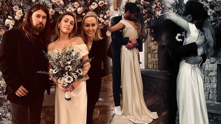 Новые законодатели свадебной моды 2019 - Майли Сайрус и Лиам Хемсворт
