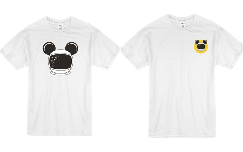 Минималистичные чёрные и белые футболки с Микки Маусом-космонавтом от Disney x YOOX - фото 5